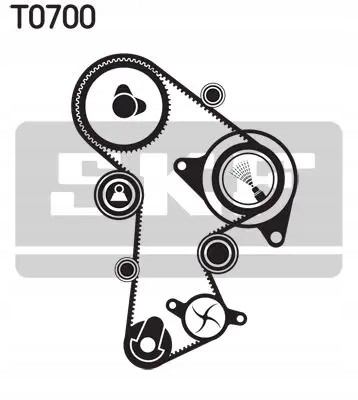 SKF VKMC 01148-2 Комплект грм + водяний насос vkmc 01148-2 skf