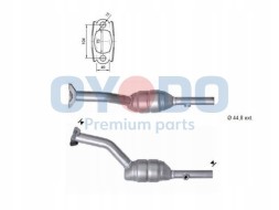 Oyodo 10N0062-OYO Каталізатор renault 10n0062-oyo oyodo