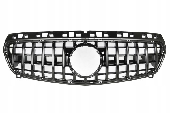 Китай GR025049 Атрапа гриль GT STYLE Mercedes A-Class W176 ЧОРНИЙ БЛИСК 12–15 (PRE-LIFT)