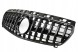 Китай GR025049 Атрапа гриль GT STYLE Mercedes A-Class W176 ЧОРНИЙ БЛИСК 12–15 (PRE-LIFT)