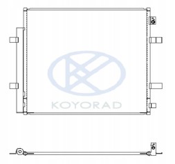 Koyorad 4KO45 1EA816411 1ED816411 1EA816411A Охолоджувач кондиціонера cupra born 2021- ev 1ea816411 1ed816411 1ea816411a