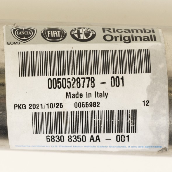 Fiat OE Передня вихлопна труба Alfa Romeo Giulietta OE 50528778