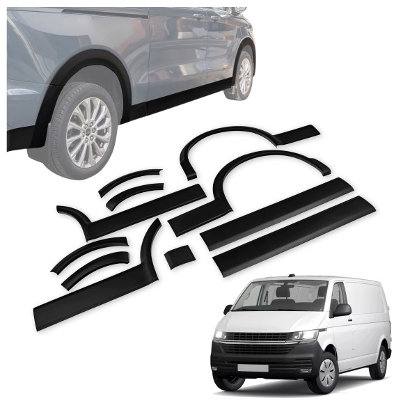 CHROMEMASTER OM-BC-0047-S80 Розширювачі колісних арок + накладки дверей для VW TRANSPORTER T6.1 2019-2023 LONG