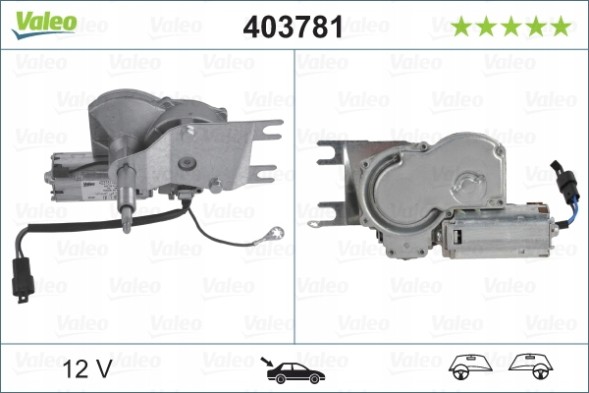 Valeo 403781 Б/у двигун склоочисника заднього opel astra f kombi valeo val 403781