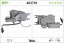 Valeo 403781 Б/у двигун склоочисника заднього opel astra f kombi valeo val 403781