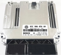 Volkswagen OE КОМП'ЮТЕР ECU КОНТРОЛЕР ДВИГУНА TOURAN 1.6 FSI 03C906056AH 0261S02042