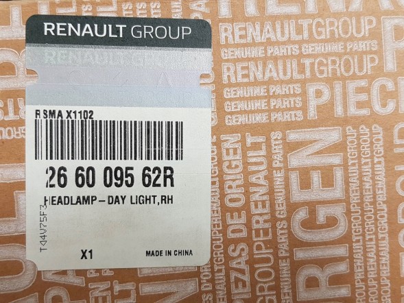 Renault OE 266009562R 266009562R лампа renault p. Talisman 15-19 передня