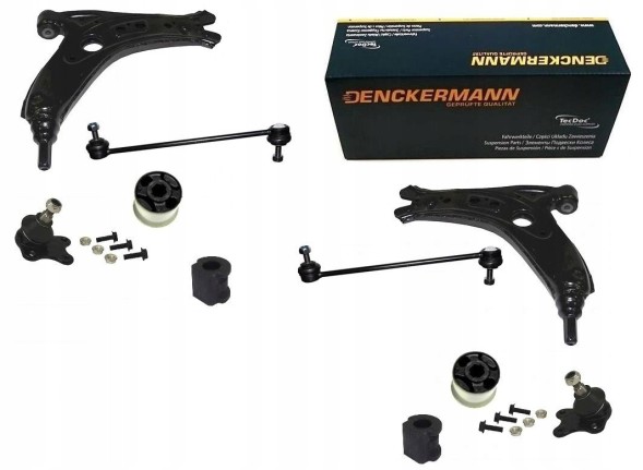 Denckermann CR4890C ВАЖЕЛІ, СТІЙКИ СТАБІЛІЗАТОРА, САЙЛЕНТБЛОКИ, КУЛЬОВІ ОПОРИ IBIZA CORDOBA 6L 2002- ПЕРЕДНЯ ПІДВІСКА КОМПЛЕКТ