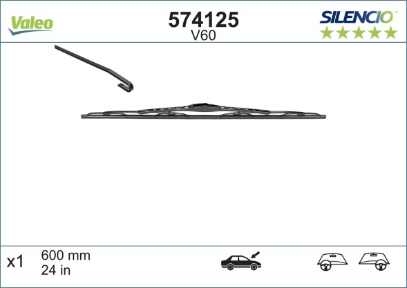 574125 VALEO Склоочисник