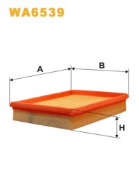 WA6539 WIX FILTERS Фільтр повітряний