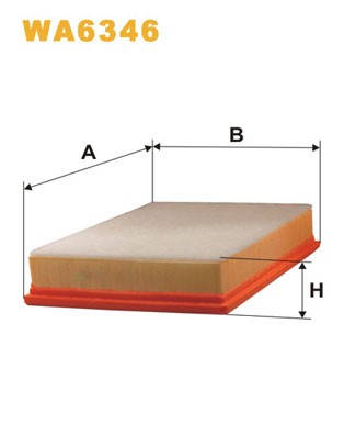 WA6346 WIX FILTERS Фільтр повітряний
