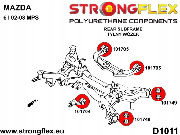 Strongflex 106189B Комплект підвіски для Mazda 6 / Atenza