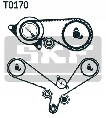 SKF VKMC 01952 Комплект грм + водяний насос vkmc 01952 skf audi