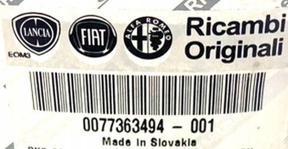 Alfa Romeo OE 77363494 Резистор вентилятора обігрівача alfa romeo 159 brera spider ory 77363494
