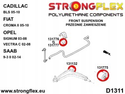 Strongflex 5902553578997 Комплект спортивної підвіски - Fiat Croma