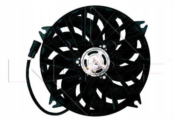 NRF PRO/47354 NRF Вентилятор радіатора fiat scudo 07- nrf + помічник зіткнення #34