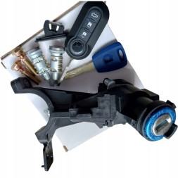 Genuine FIAT FIORINO CITROEN NEMO PEUGEOT BIPPER ZESTAW KOMPLET ZAMKÓW ZAMKI DRZWI STACYJKA ЗАМОК ЗАПАЛЮВАННЯ 2 ЗАМКИ ДВЕРНІ ВСТАВКИ НАБІР ЗАМОКІВ FIAT FIORINO QUBO NEMO