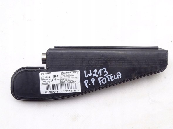Mercedes-Benz OE 2138607600 GBI_BMW P MERCEDES E-KLASA W213 16-23 ПОДУШКА AIRBAG СИДІННЯ ПРАВА ОРИГІНАЛ НОВА