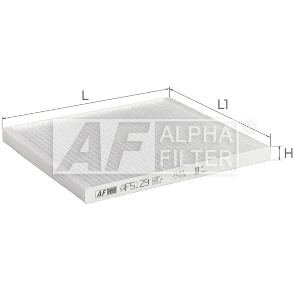 AF5129 ALPHA FILTER Фільтр салону