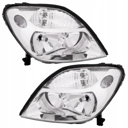 TYC 6070090E + 6070100E MHM TUNING Рефлектор Фара Передня Tyc Renault Scenic I 1 Lift 1999-2003 комплект
