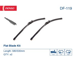 DF 119 DENSO Комплект щіток склоочисника Denso 580 530мм