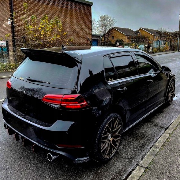 Китай GOLF 7-7,5 STANDARD LOTKA SPOILER DOKŁADKA TYLNA CZARNY POŁYSK ГОЛЬФ 7-7,5 СТАНДАРТ ЛЬОТОК СПОЙЛЕР НАКЛАДКА ЗАДНЯ ЧОРНИЙ ГЛЯНЕЦЬ