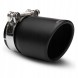 RM Motors KSZCC/SPORT/76/63 Наконечник вихлопу SPORT - косий, закруглений, чорний