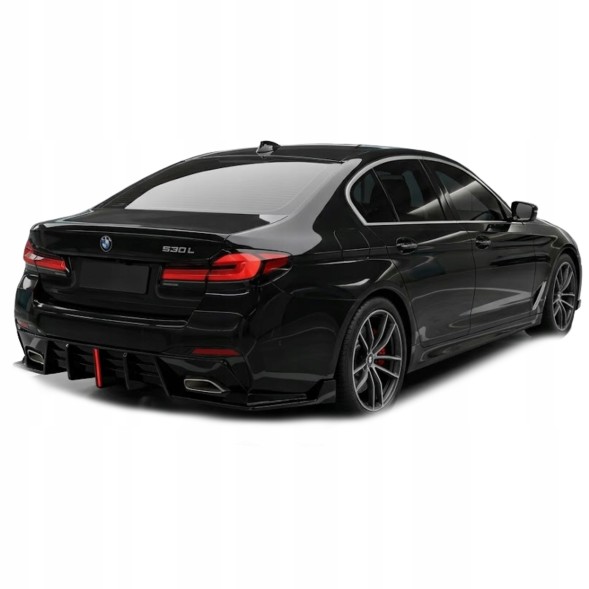 Китай Dyfuzor Dokładka Tylnego Zderzaka BMW G30 G31 Дифузор BMW G30 G31 Накладка Заднього Бампера Чорний Глянець M Pakiet MP