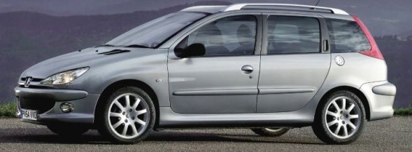 Китай ab45645 ПОРІГ ЛІВИЙ PEUGEOT 206 SW 5 ДВЕРЕЙ 98-09 МАБІТ
