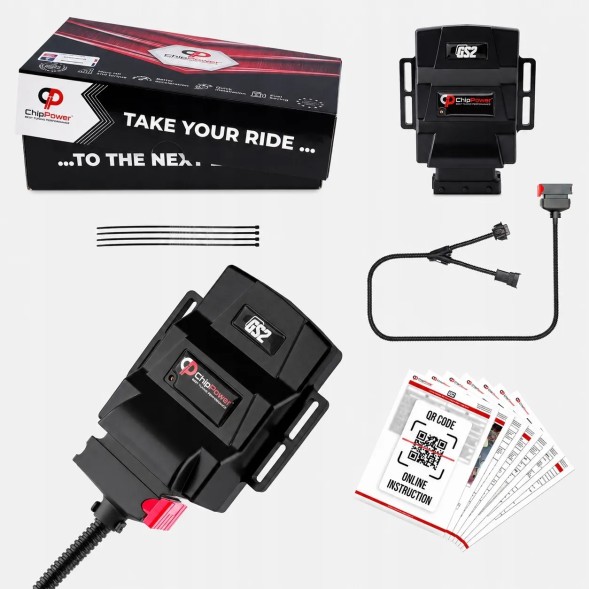 ChipPower 5904869243408 Чіп-тюнінг бокс GS2 для Skoda Octavia I (1U) 1.4 1.6 60/75 к.с. 1996-2010