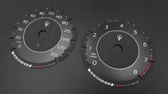 Moman 0089688081129 Maserati Ghibli 2020+ MPH циферблати на KMH