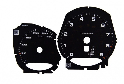 Moman 0089688089262 Одометр Porsche Cayman показує годинники MPH KMH