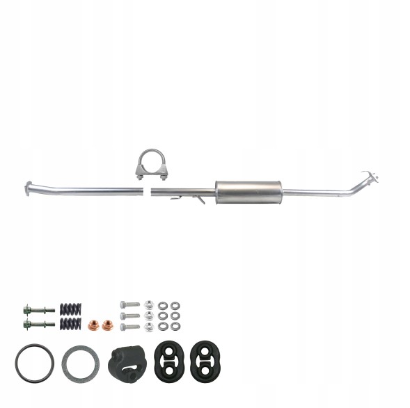 CHINA ZEST.09.217E Глушник центральний honda cr-v iii 2006 - 2012 2.0 ivtec 150 л.С. 4Х4 2006 - 2012