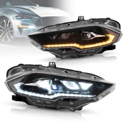 ВЛАНД YAA-XMT-2037A Комплект фар vland led tuning європа для ford mustang vi 6 lift 18- z24
