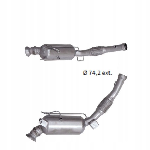 AS FD5238Q ФІЛЬТР DPF MERCEDES КЛАС V W447 2.1 CDI 2015- ЄВРО 6 4474900083 4474903700