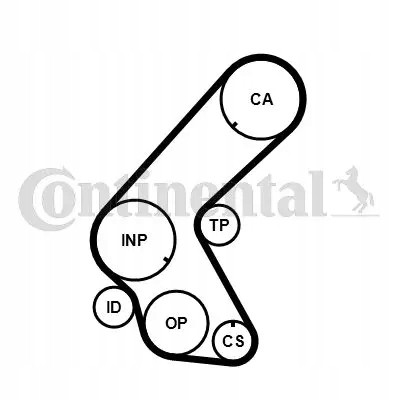 Continental CT1078K1 Комплект ременя грм ct1078k1 continental ctam