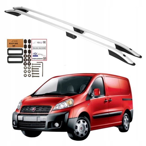 Erkul SKP110406USG Релінги покрівельні FIAT SCUDO CITOREN JUMPY PEUGEOT EXPERT L2 ДОВГІ 2006-2017