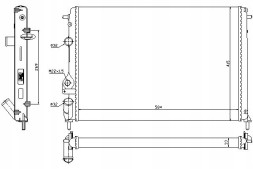 Nissens NIS63877/RS2 Охолоджувач двигуна nissens 7700429769 123106 900001
