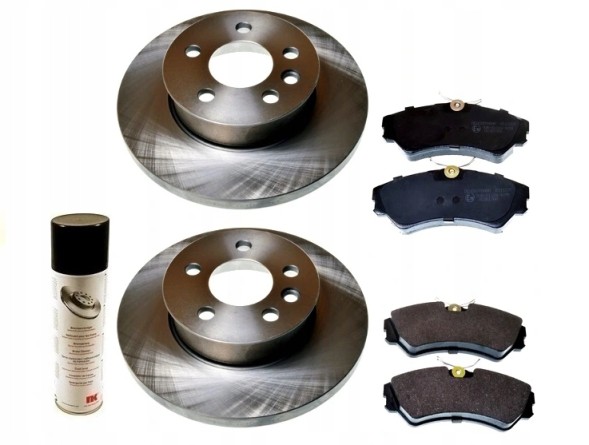 Maxgear ALL9098A Диски колодки VW TRANSPORTER T4 1990-1996 ФРОНТ 260мм х 16мм Повні 14"