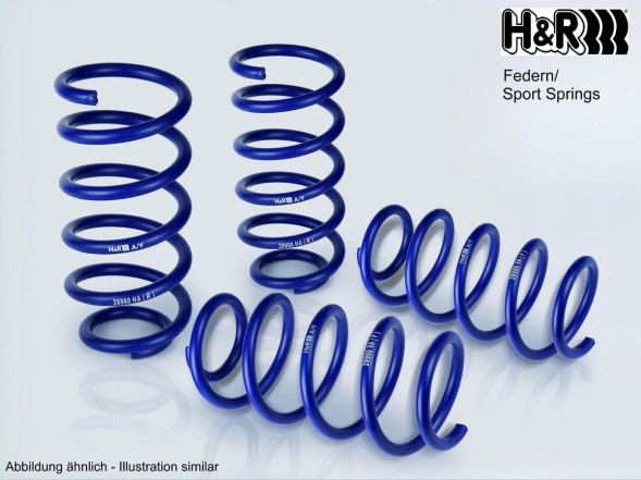 H&amp;R 28976-1 Пружини заниження h&amp;r 28976-1 передня вісь задня вісь для opel astra j