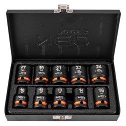 12 101 NEO TOOLS Набір ударних торцевих головок 10шт