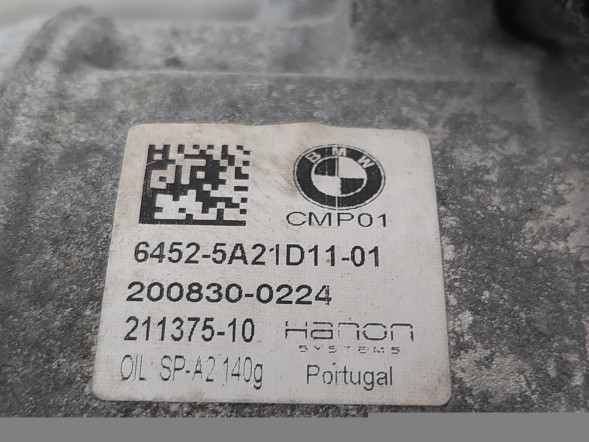 Volkswagen OE bt-cars-31549 Компресор кондиціонера bmw 1 f70 2 f45 x1 f48 x1 u11 x2 u10 mini f54 f56