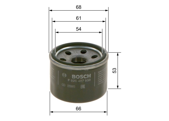 F026407050 BOSCH Фільтр масляний