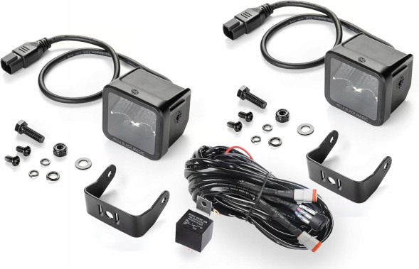 Hella 1FA 358 176-801 Hella комплект світлодіодних фар black magic cube kit 2,7" 12/24v 2 шт. Ip68/ip69k