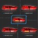 VLAND 523491-4 mhm Світильники тиль kpl Vland Led Neon Діоди Тюнінг Анімація Mitsubishi Lancer VIII 8
