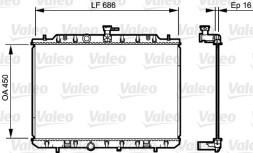 735205 VALEO Радіатор системи охолодження