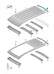 Volkswagen OE 2K7817873 Задня балка кузова ASO VW