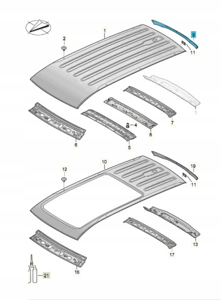 Volkswagen OE 2K7817873 Задня балка кузова ASO VW