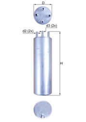 KL229 11 MAHLE ORIGINAL Фільтр палива