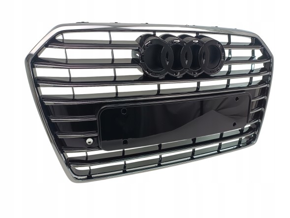 PA 4G0853651AE Передня решітка радіатора PA чорна для Audi A6 C7 Lift 2014-2018 передня частина